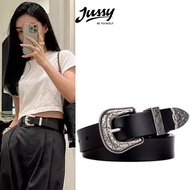 Thắt Lưng Nữ Bản Nhỏ JTL07 Jussy Official Đai Váy Khóa Tròn Phong Cách Thanh Lịch Sang Chảnh