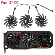 อะไหล่พัดลม T128010SU 78มม. สำหรับ Gigabyte AORUS GeForce GTX 1060 1070 PLD08010S12HH ระบายความร้อนก