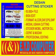 DESAIN CUTTING STICKER KOLEKSI TEMPLATE DESIGN CUTING STIKER GRAFIS USAHA PERCETAKAN EDIT FILE FORMA