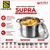Supra Panci Stock Pot / Steamer Steamer 8, 12, 16, 20 QT, Stainless Steel Soup Pot 28, 32, 36 CM