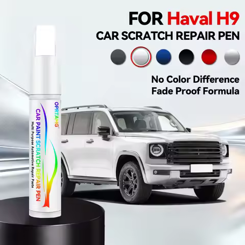 Car Paint Repair Pen Touch Up Scratch Remover DIY Auto Accessories For HAVAL H9 Gray WEY104 White 07