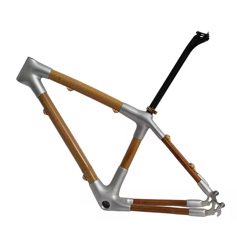 Naturefly Bamboo Mountain Bike Frame 27.5 MTB Frameset Bicycle Parts Cycle Frame City Cycling