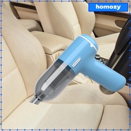 Homozy Car Vacuum Cleaner Strong Suction USB Rechargeable for Office Bed Pillows Sofa Carpet