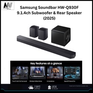Samsung Soundbar HW-Q930F 9.1.4ch Subwoofer & Rear Speaker (2025) | HW-Q800F/XS | Q-Series Soundbar