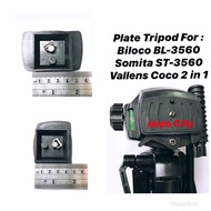 Tripod mounting plate somita st-3560 bilico bl-3560 valen coco 2 in 1