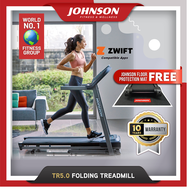 Johnson Fitness Horizon TR5.0 Treadmill [10 Years Home Use Warranty on Johnson Drive Motor]