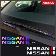 2Pcs NISSAN Wiper Stickers Front and Rear Windshield Decals for Nissan Tiida Sunny QASHQAI J10 J11 MARCH LIVINA TEANA X-TRAI