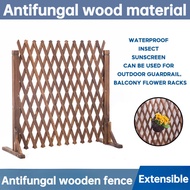 Outdoor Wooden Fence Yard Fence Pet Outdoor Garden Decoration Telescopic Fence Bamboo Fence Antisept