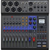 Zoom LiveTrak L‑8 Podcast Recorder L8 Digital Mixer + Recorder