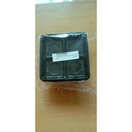 Mooncake Box - 4in1, Square, Black Base with Cover, 50gm,  130 x 130 x H45mm