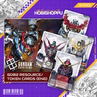 Gundam TCG English GD02 Gundam Card Game Dual Impact Resource & Token Singles