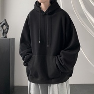 Pure Cotton Hooded Sweatshirt 50-150KG Large Size Men's Loose Sweatshirt Extra Large Extra Large Siz