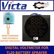 DIGITAL VOLTMETER FOR VICTA TL20 BATTERY SPRAYER METER PAM RACUN BATERI SPARE PARTS