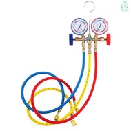 Refrigerant Manifold Gauge Set Air Conditioning Tools with Hose and Hook[19][New Arrival]