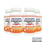 [Bundle of 4] ADVAGEN Colostrum 450mg capsule 120s - Pure bovine colostrum 30% IgG (Halal)