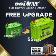 AMARON GO NS60L | 46B24L/LS | 55B24L 55B24LS (MF) - 45AH - Car Battery - Waja Vios Almera Iswara
