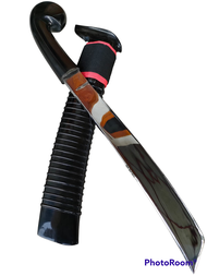 GOLOK KOPAK RAWING BAHAN BAJA DAN TANDUK PILIHAN