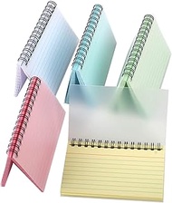 5 Pack Flash Cards, 250 Sheets Index Cards 5x3in Ruled Spiral Bound Revision Record Cards Cue Cards
