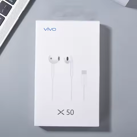 Original VIVO S20 USB Type C Wired Earphone HiFi Sport Headphones With Mic For Vivo S19 S18 S16 Pro 