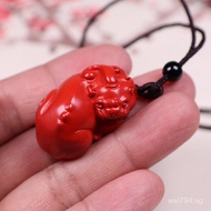 Cinnabar True Cinnabar96%Accessories Pendant Versatile Pendant Raw Pixiu Accessories High Content Et