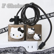 Vivo Charger Case Cute KT Cat Charger Cover Protector Compatiable vivo 33W 44W 66W Adapter Cable Pro