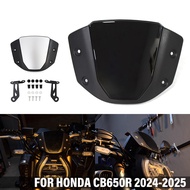 FOR HONDA CB650R CB 650R 2024 2025 Motorcycle Windshield Windscreen Sport Protector Visor Front Wind