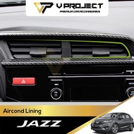 Honda Jazz Fit GK GK5 T5A 3rd Aircond Lining Carbon Trim 2014 - 2025 Jazz GK V Project Car Accessori