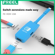 Dock Chuyển Đổi TV Dock Cho Nintendo Switch Trạm Sạc Di Động USB Hub Type C USB C Hub HDMI 4K PD Cho