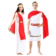 Halloween Roman Warrior Couples Costume Medieval Greek Mythology Olympus Zeus Toga God Helios Goddes