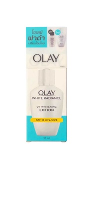 Olay โอเลย์ ไวท์ เรเดียนซ์ UV ไวท์เทนนิ่ง โลชั่น SPF15 30 มล - ฝาดำ