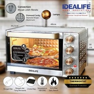 Oven Listrik Oven Kompor Pemanggang Roti Kue 35 Liter Idealife IL-335