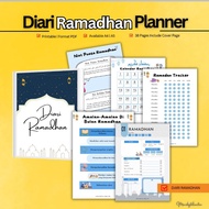 [PDF] Diari Ramadhan, Ramadhan Planner Printable, Ramadhan Planner and journal A4,A5