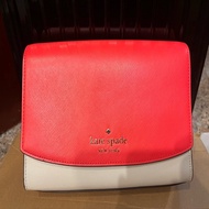 Kate Spade 雙色翻蓋鏈條斜背包