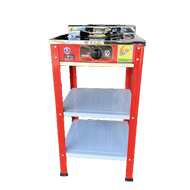 Dyna Home เตาแก๊สแบบตั้งพื้น 1 หัวเตา รุ่น LK-112N หน้าสแตนเลส โครงสี (แบบน๊อคดาวน์)