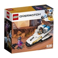 [Building Block Paradise] LEGO 75970 Overwatch Fighting Special Attack Flashing vs Deadly Female