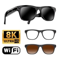 New Smart Glasses AI Translation 8MP HD Camera 8K Shooting Image Bluetooth Call Video Record Music S