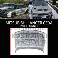 MITSUBISHI LANCER CE9A EVO 3 E3 BONNET BONET