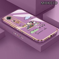 MHKEID Casing Ponsel untuk OPPO A17 A17K A9 2020 A5 2020 A31 A8 A59 F1s A54 A55 Case penutup softcas