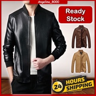 seluar adidas (READY STOCK) Jaket Lelaki Men Leather Jacket Motorcycle Windbreaker Casual Smart PU Outerwear