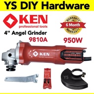 KEN-9810A (KEN 9810A) KEN ELECTRIC ANGLE GRINDER SILIM BODY 950W 220V - 4" (100mm)