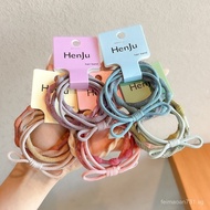 New solid color combination basic elastic hair ties, Korean style simple hair accessories, elastic h