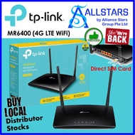 TPLink / TP-Link TL-MR6400 300Mbps Wi-Fi 4G LTE Router / Wireless Router / Direct SIM Card / With 4 LAN port