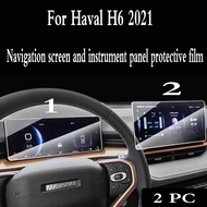 Tempered glass screen protector film For Haval H6 2021 Car radio Navigation Interior Auto Car GPS Navigation