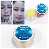 Krim malam glowing express krim muka putih glowing cepat