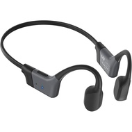Fon Kepala Konduksi Tulang, Fon Kepala Sukan Bluetooth 5.4 Telinga Terbuka dengan Mikrofon, Masa Mai