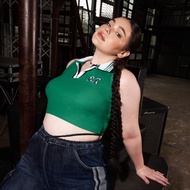 Merge Official - Kelly Crop Top (พร้อมส่ง) เสื้อแขนกุด ผ้าโปโล ทรงครอป