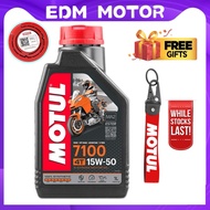 MOTUL ESTER 7100 15W50 4T TECHNOSYNTHESE ENGINE OIL FULLY SYNTHETIC VIETNAM 1L OIL FILTER YAMAHA LC1