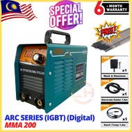 TENZAN MMA200 INVERTER WELDING MACHINE ARC WELDING MMA WELDING DIGITAL METER