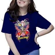 VIRAL T-SHIRT STP RACING LADIES T-SHIRT 100% COTTON READY STOCK