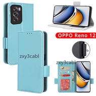 Shockproof Armor Casing For OPPO Reno 12 Pro 5G 2024 Phone Case Flip Leather Magnetic Bracket Cover For OPPO Reno12 Reno12Pro Back Cases